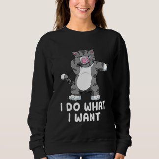 Sudadera I do what I want cat  cat