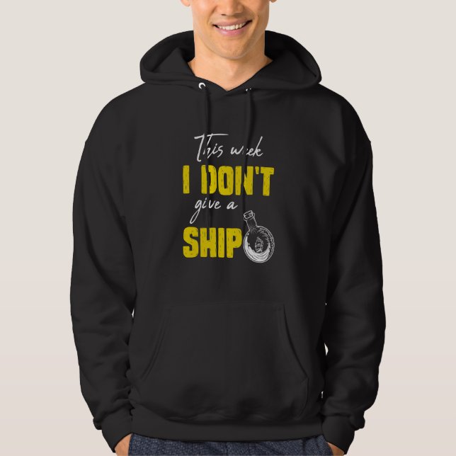 Sudadera I don't give a ship cruise vacation spring break (Anverso)