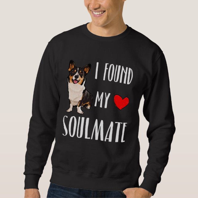 Sudadera I Found My Soulmate Cardigan Welsh Corgi Dog  Frie (Anverso)