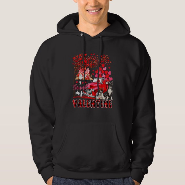 Sudadera I Found Valentine Two Cute Boston Terriers Couple  (Anverso)