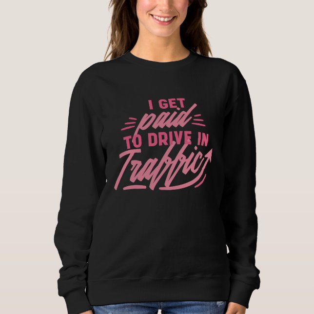 Sudadera I get paid to drive traffic  Marketing Job Retro (Anverso)