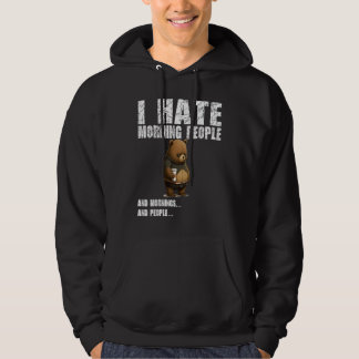 Sudadera I hate morning people bad mood without coffee