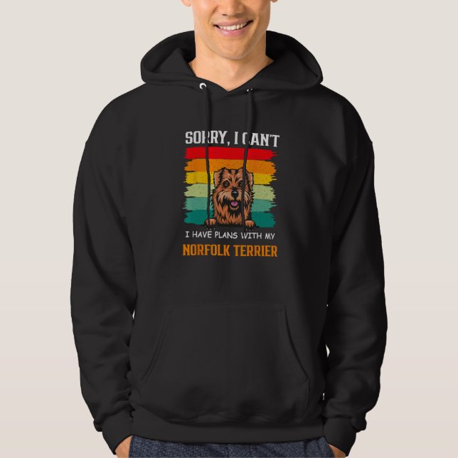 Sudadera I Have Plans With My Norfolk terrier Dog   Father' (Anverso)