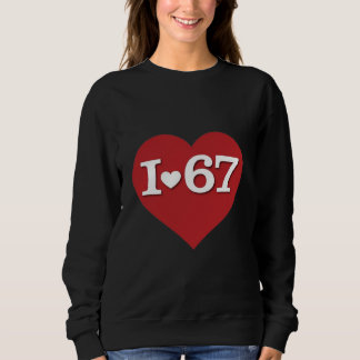 Sudadera I Heart 67
