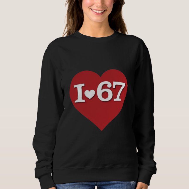 Sudadera I Heart 67 (Anverso)