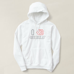 Sudadera I Heart Geeks ASCII ART
