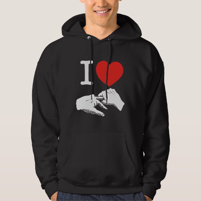 Sudadera I Heart (Love) Anal (Anverso)