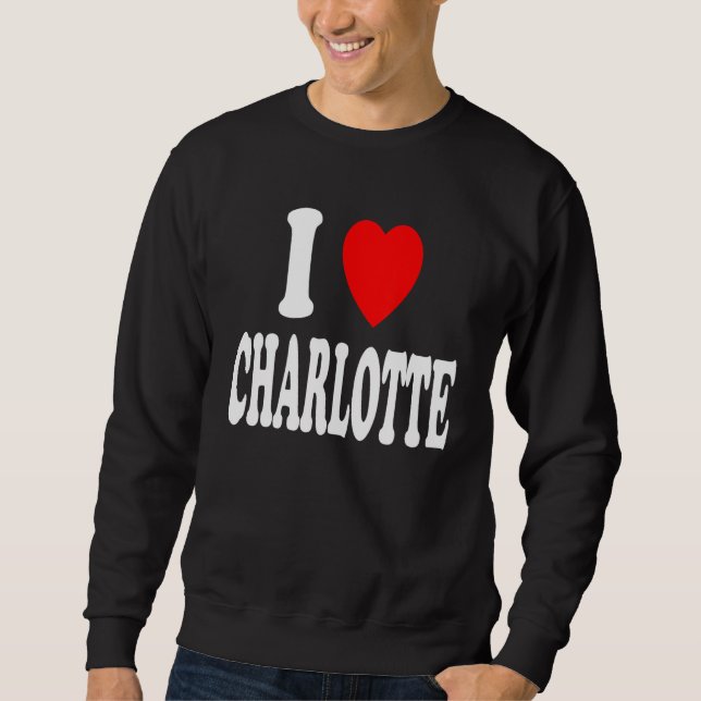 Sudadera I Heart (Love) Charlotte Cute Matching Couple Spou (Anverso)