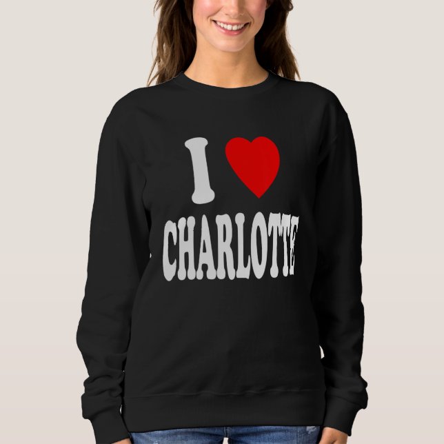 Sudadera I Heart (Love) Charlotte Cute Matching Couple Spou (Anverso)