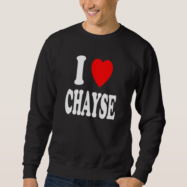 Sudadera I Heart (Love) Chayse Cute Matching Couple Spouse (Anverso)