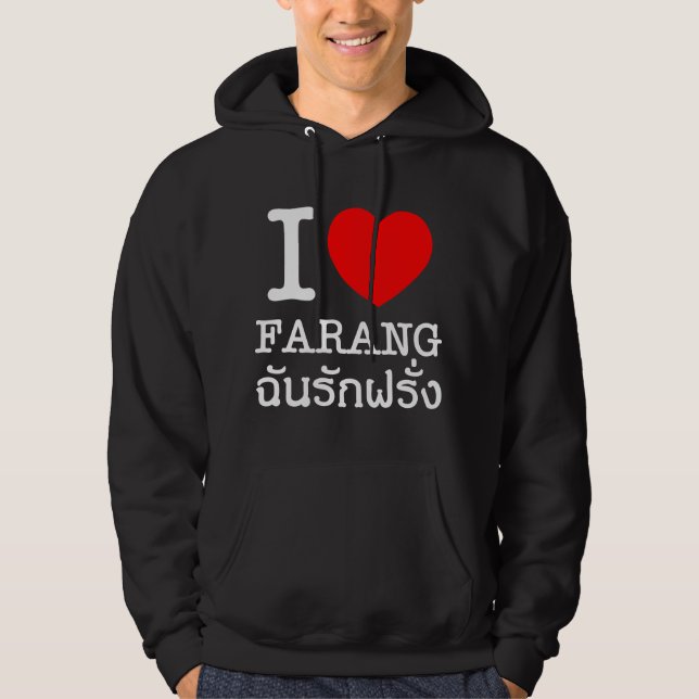 Sudadera I Heart (Love) Farang (Anverso)