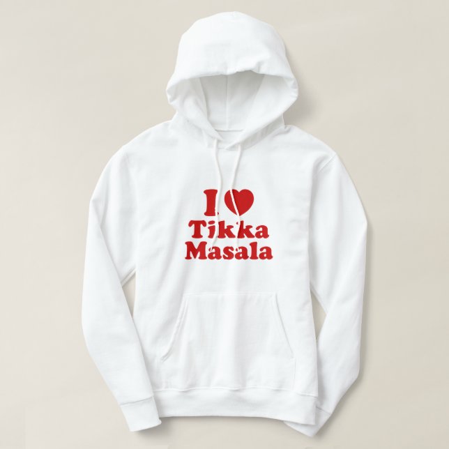 Sudadera I Heart (Love) Tikka Masala (Diseño del anverso)