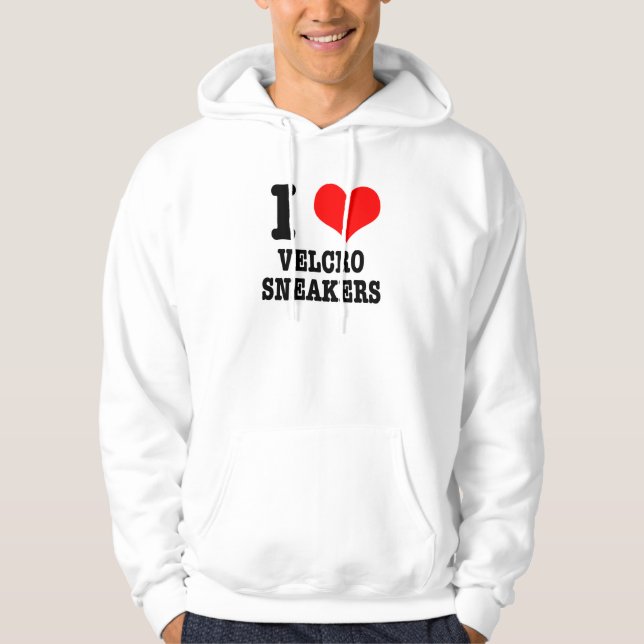 Sudadera I HEART (LOVE) velcro zapatillas (Anverso)