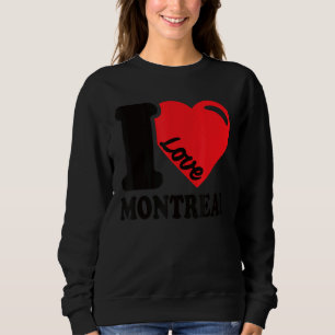 Sudadera I Heart Montreal Hermosa ciudad canadiense me enca