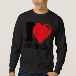 Sudadera I Heart Montreal Hermosa ciudad canadiense me enca