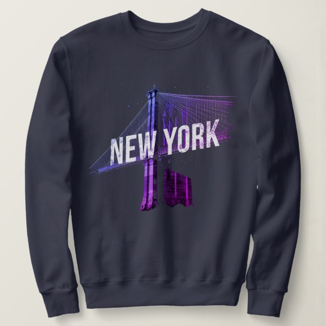Sudadera I Heart NYC" T-shirt - Casual New York City Urban  (Anverso del diseño)