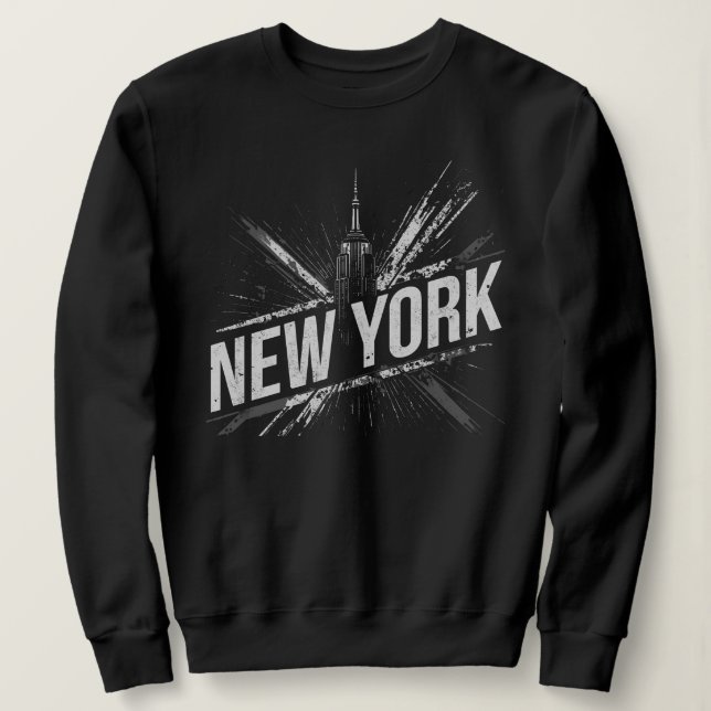 Sudadera I Heart NYC" T-shirt - Casual New York City Urban  (Anverso del diseño)