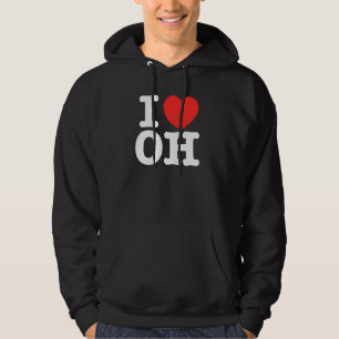 Sudadera I Heart Ohio (OH) Love Pullover Hoodie