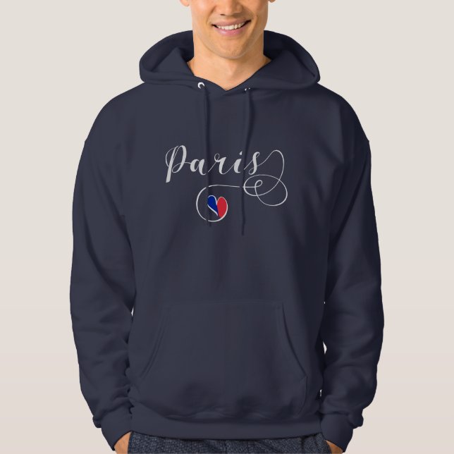 Sudadera I Heart Paris, Francia (Anverso)