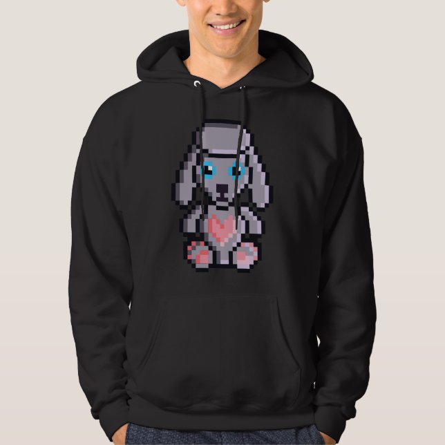 Sudadera I Heart Poodle (Anverso)