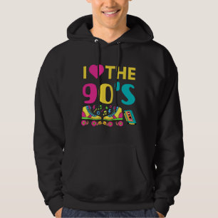 Sudadera I Heart The 90 S, equipo retro vintage de los 90