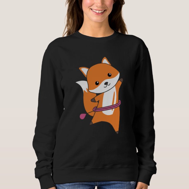 Sudadera I Huller Cute Fox Funny Foxes (Anverso)