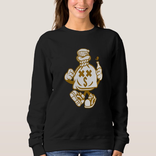 Sudadera i Just Love Gold And Money Element Jewelry Gold   (Anverso)