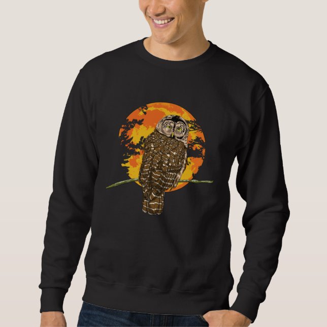 Sudadera I Just Really Love Owls Ok Women Big Owl  Birds Lo (Anverso)