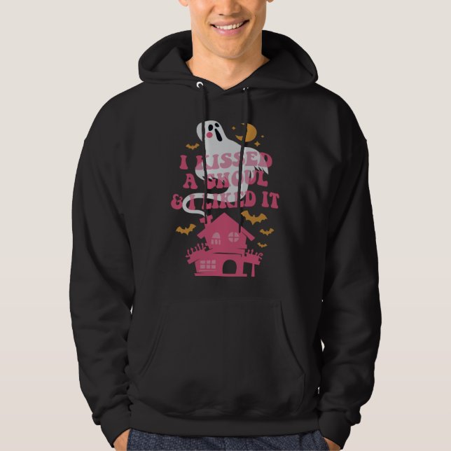 Sudadera I Kissed A Ghoul & I Liked It Halloween (Anverso)