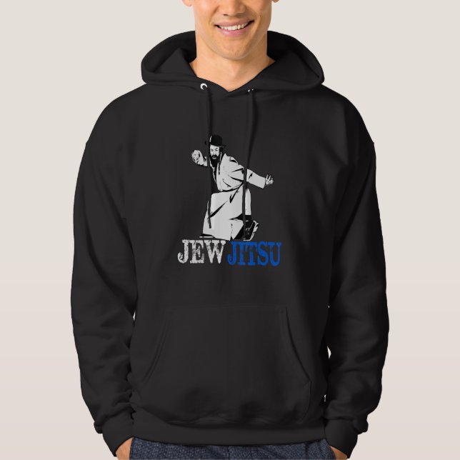 Sudadera I Know JewJitsu  Rabbi Horah Dance Jiu Jitsu Jewis (Anverso)