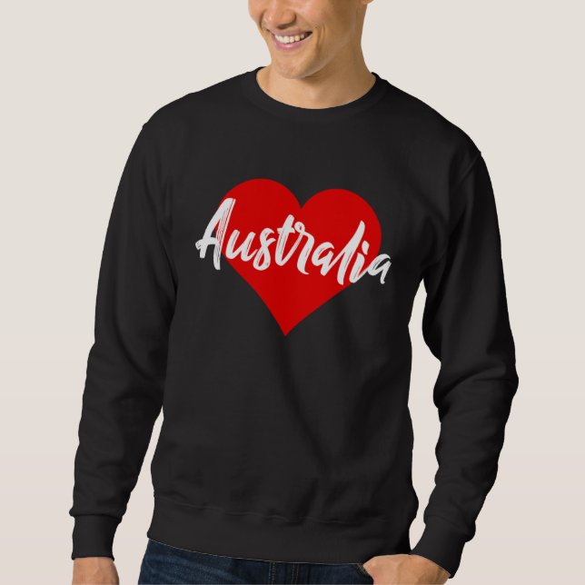 Sudadera I Love Australia  Aussie   For Women Girls (Anverso)