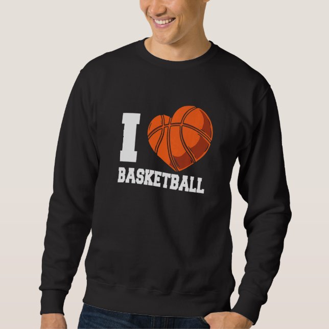 Sudadera I Love Basketball Coach Match Team Player   (Anverso)