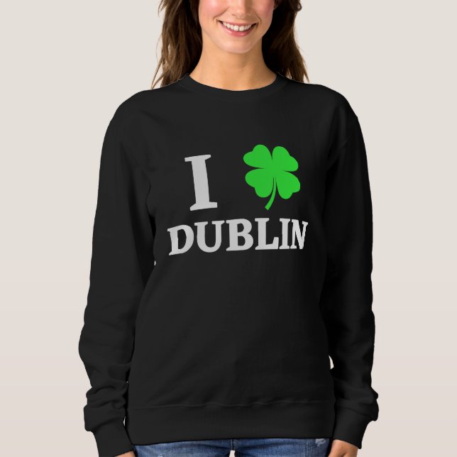 SUDADERA I LOVE DUBLIN (Anverso)