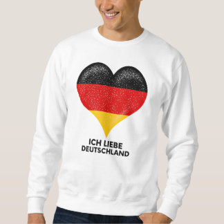 Sudadera I love German people and Germany country Heart