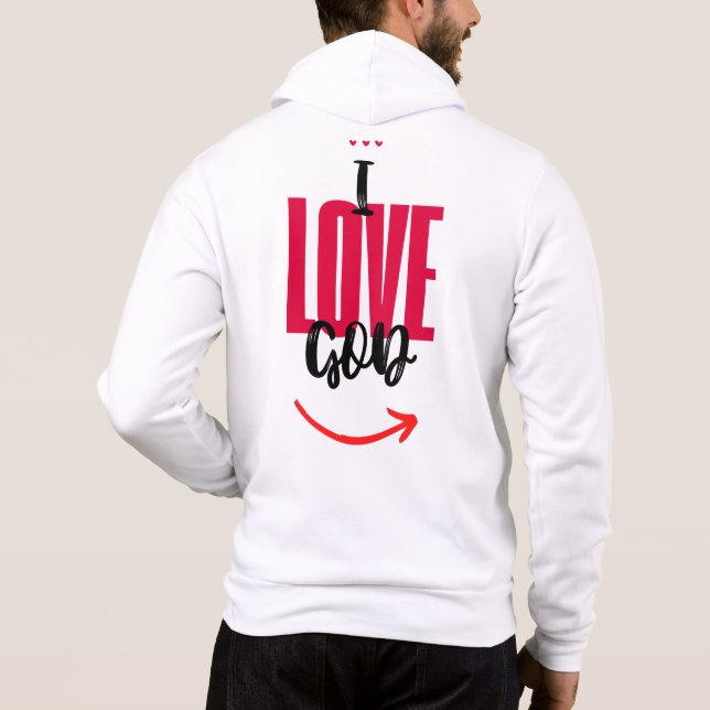 Sudadera I Love God (Reverso)