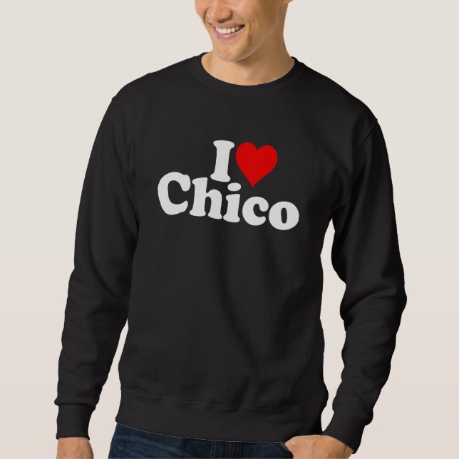 SUDADERA I LOVE HEART CHICO CALIFORNIA (Anverso)