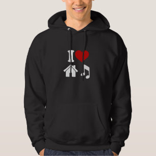 Sudadera I Love House Music Hoodie