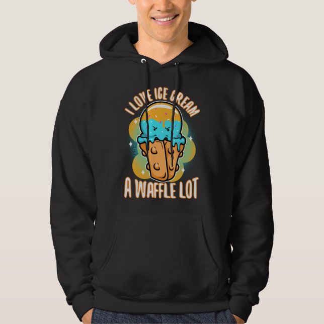 Sudadera I love ice cream a waffle lot  3 (Anverso)