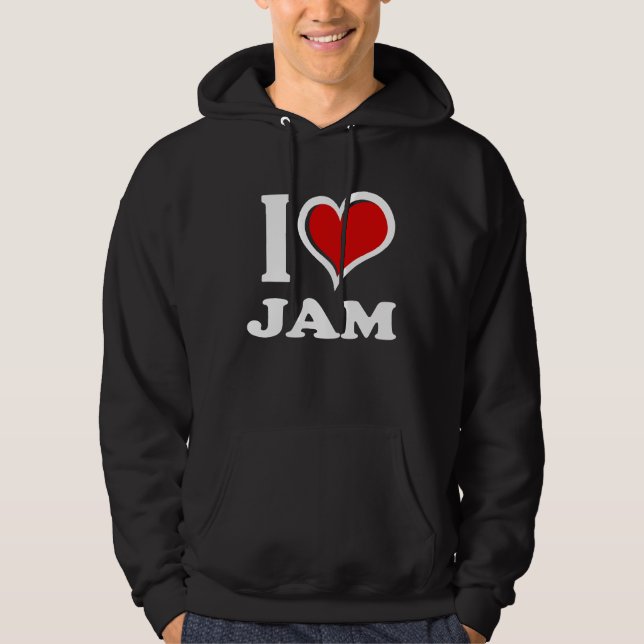 Sudadera I Love Jam I Heart (Anverso)