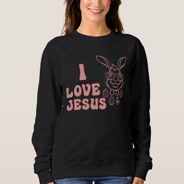 Sudadera I love Jesus (Anverso)