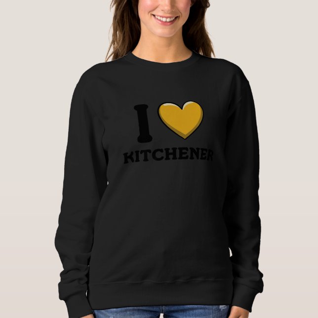 Sudadera I Love Kitchener Canada Premium (Anverso)