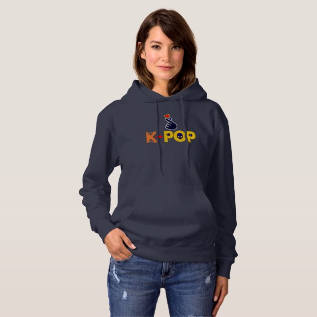 Sudadera ♥ I Love KPop Fabulous Basic Pullover Hooodie ♫ (Anverso completo)