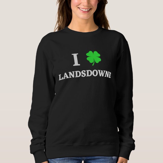SUDADERA I LOVE LANDSDOWNE (Anverso)