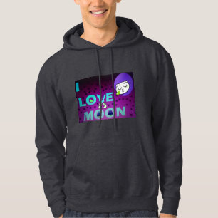 Sudadera "I Love Moon" - Un diseño de arte celeste capricho