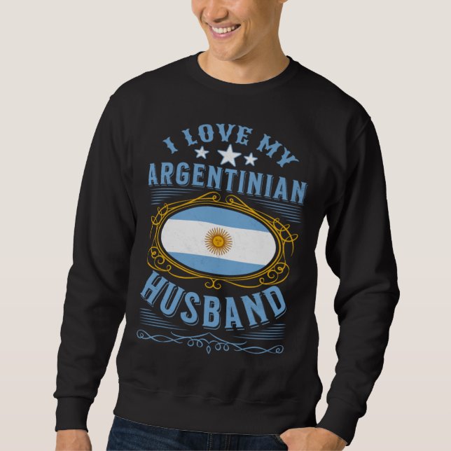 Sudadera I love my Argentinian husband (Anverso)