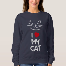 Sudadera I love my cat