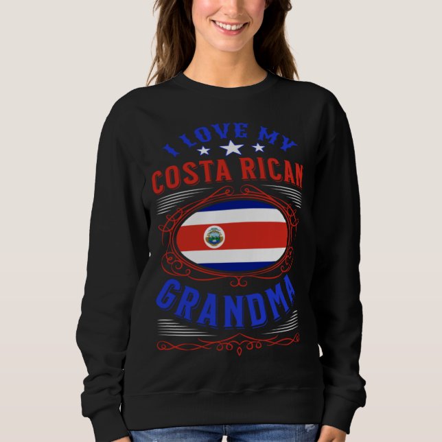 Sudadera I love my Costa Rican grandma (Anverso)