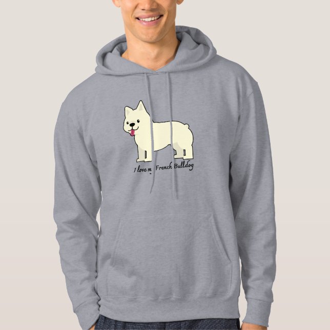 Sudadera I love my French Bulldog (Anverso)