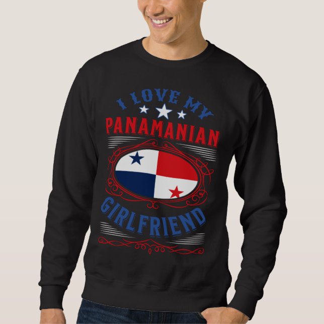 Sudadera I love my Panamanian girlfriend (Anverso)