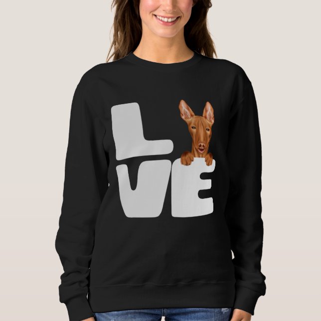 Sudadera I Love My Pharaoh Hound Dog (Anverso)